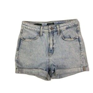 Wild Fable Size 2 26 Womens Shorts Shortie Cuffed Hem Light Wash Mid Rise